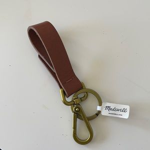 Madewell leather keychain NWT